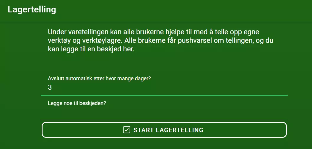 Lagertelling